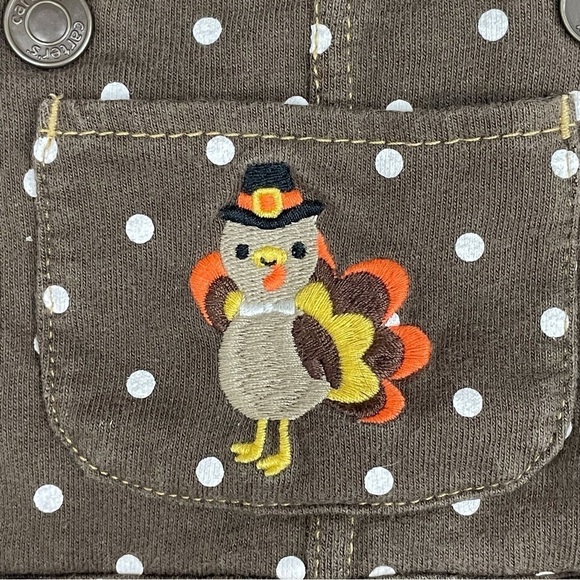 Carter’s Polka Dot Turkey Jumper Size 6 Months - Picture 3 of 9